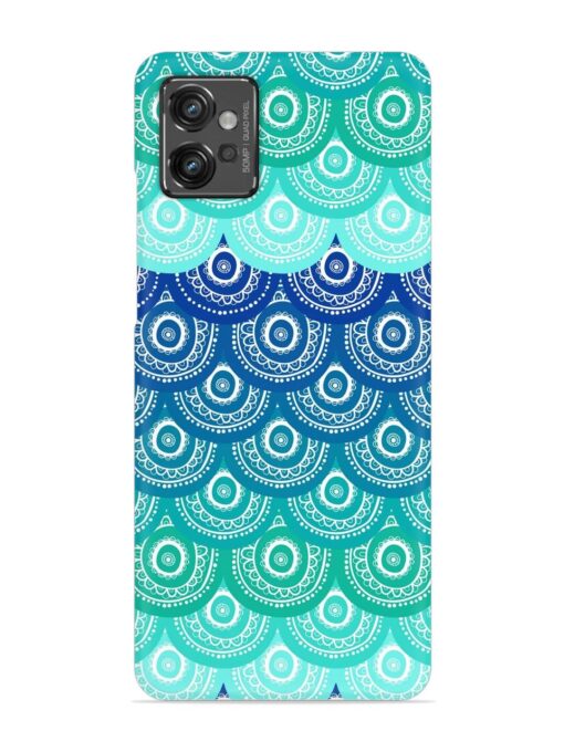 Ethnic Seamless Pattern Snap Case for Motorola Moto G32 Zapvi