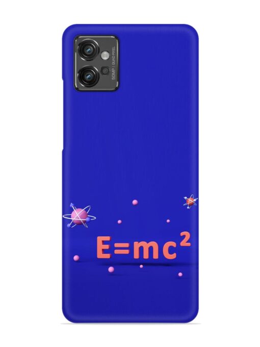 Formula Relativity Equation Snap Case for Motorola Moto G32 Zapvi