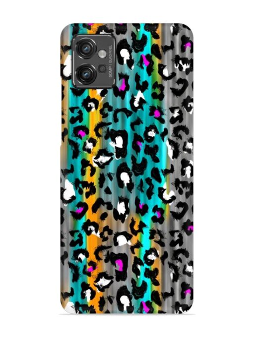 Mix Animal Skin Snap Case for Motorola Moto G32