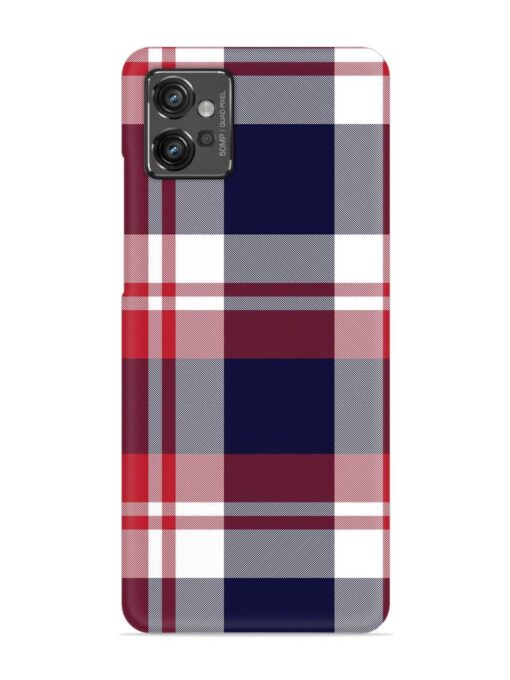 Classic Plaid Tartan Snap Case for Motorola Moto G32