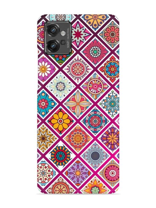 Seamless Tile Pattern Snap Case for Motorola Moto G32