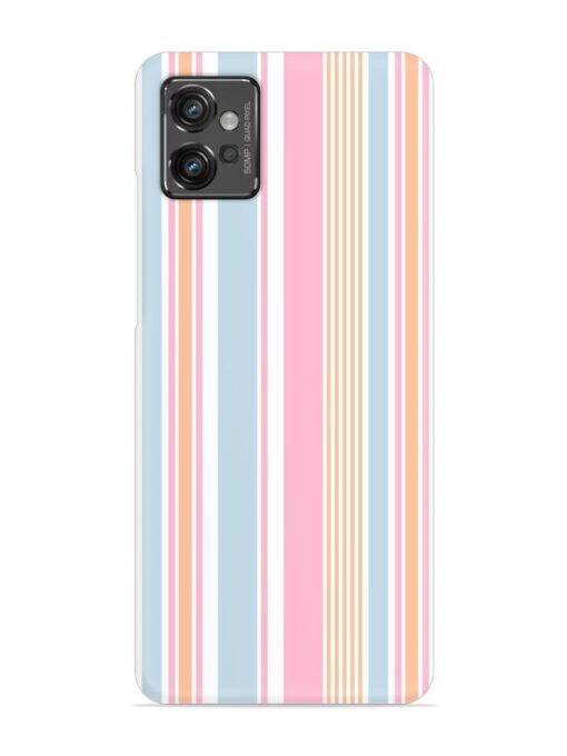 Stripe Seamless Pattern Snap Case for Motorola Moto G32