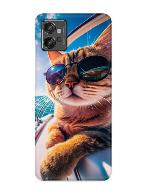 Cat In Style Snap Case for Motorola Moto G32 Zapvi