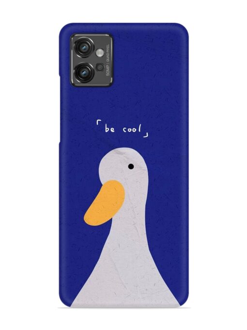 Be Cool Duck Snap Case for Motorola Moto G32 Zapvi