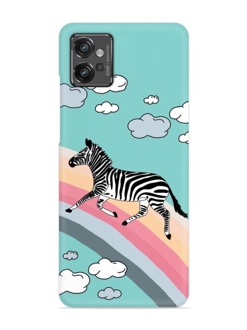 Running Zebra Snap Case for Motorola Moto G32