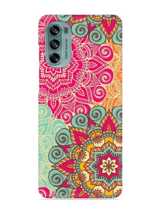 Mandala Seamless Snap Case for Motorola Moto G62 (5G) Zapvi