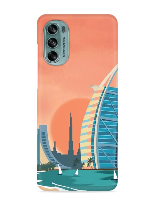 Dubai Architectural Scenery Snap Case for Motorola Moto G62 (5G)