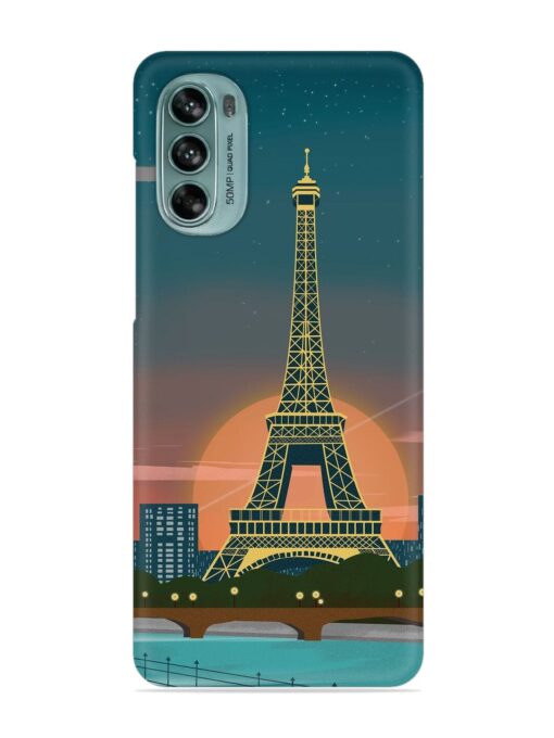 Scenery Architecture France Paris Snap Case for Motorola Moto G62 (5G) Zapvi