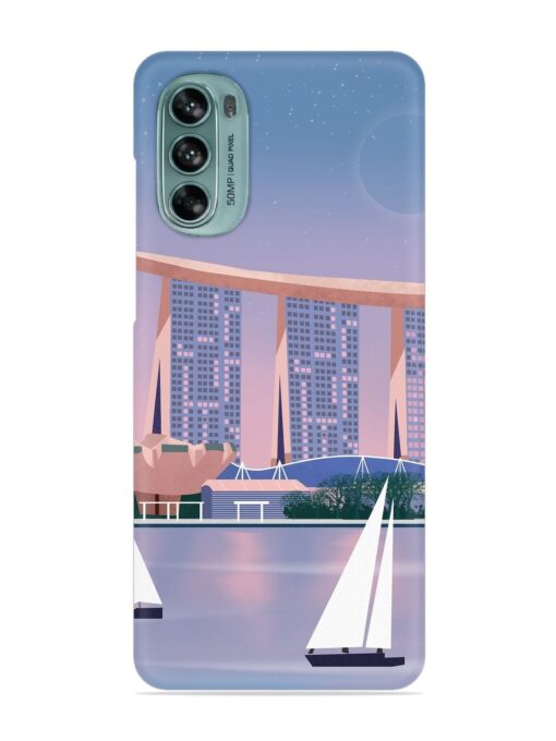 Singapore Scenery Architecture Snap Case for Motorola Moto G62 (5G) Zapvi