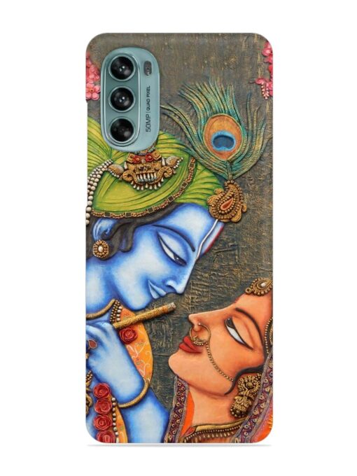 Lord Radha Krishna Flute Art Snap Case for Motorola Moto G62 (5G) Zapvi