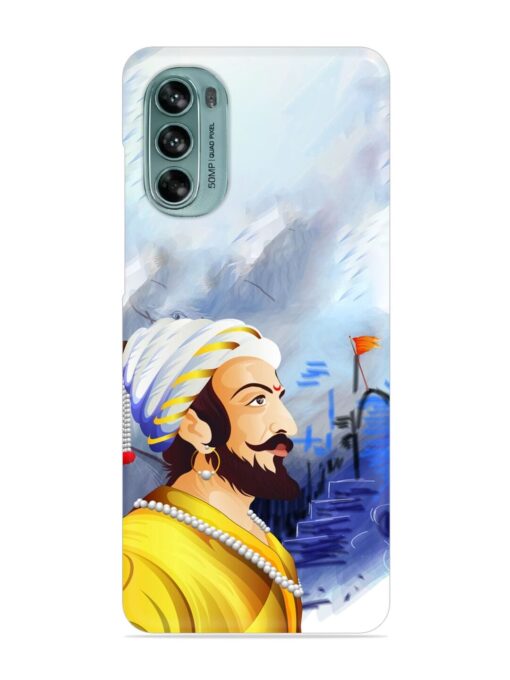 Shivaji Maharaj Color Paint Art Snap Case for Motorola Moto G62 (5G) Zapvi