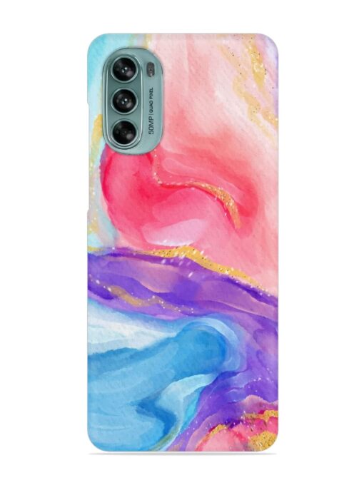 Watercolor Gradient Snap Case for Motorola Moto G62 (5G) Zapvi