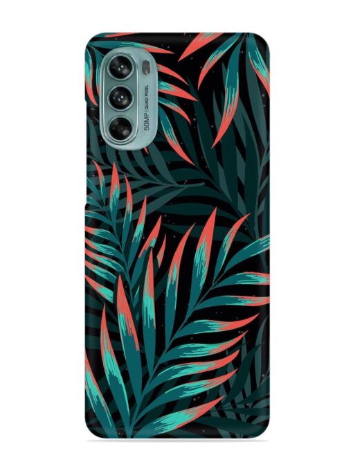 Green Leaf Art Snap Case for Motorola Moto G62 (5G) Zapvi