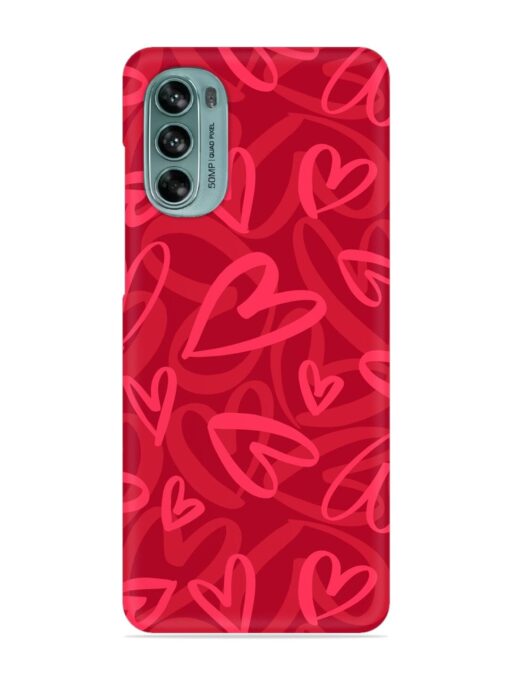 Seamless Romantic Pattern Snap Case for Motorola Moto G62 (5G) Zapvi