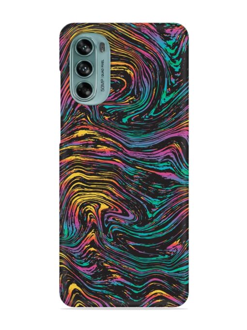 Abstract Liquid Colors Snap Case for Motorola Moto G62 (5G) Zapvi