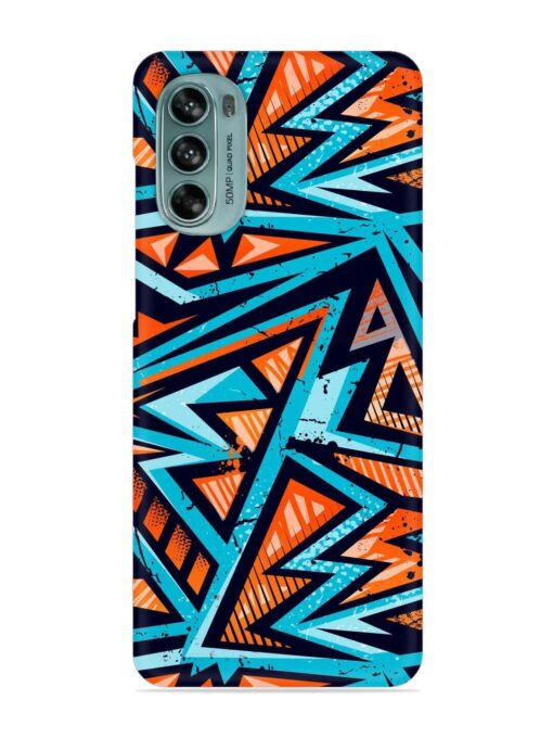 Abstract Seamless Grunge Snap Case for Motorola Moto G62 (5G) Zapvi