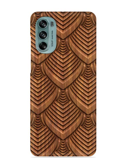 Carved Pattern On Snap Case for Motorola Moto G62 (5G) Zapvi