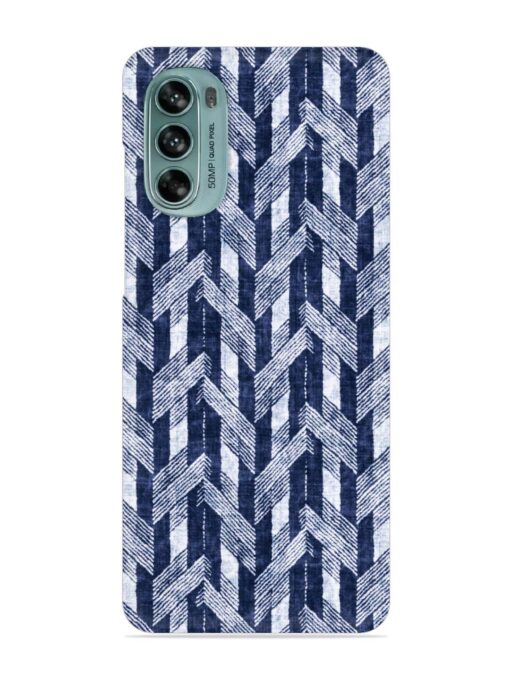 Abstract Herringbone Motif Snap Case for Motorola Moto G62 (5G) Zapvi