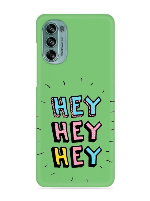 Hey Vector Cartoon Snap Case for Motorola Moto G62 (5G)