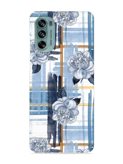 Watercolor Pattern Rose Snap Case for Motorola Moto G62 (5G)