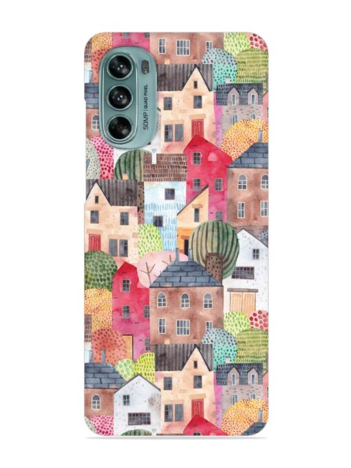 Abstract Seamless Pattern Snap Case for Motorola Moto G62 (5G) Zapvi