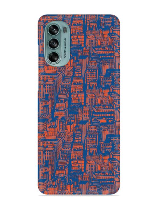 Hand Drawn Seamless Snap Case for Motorola Moto G62 (5G)