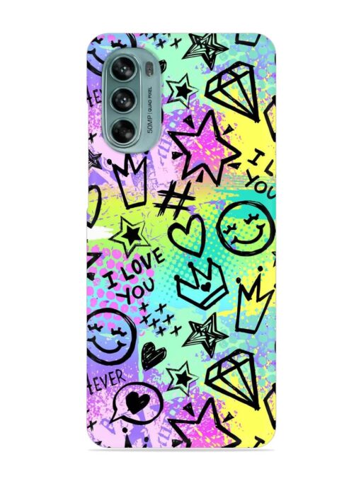 Bright Seamless Pattern Snap Case for Motorola Moto G62 (5G) Zapvi