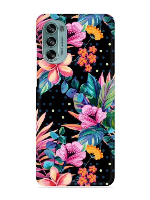 Seamless Floral Pattern Snap Case for Motorola Moto G62 (5G) Zapvi