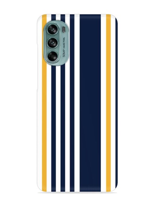 Seamless Stripe Pattern Snap Case for Motorola Moto G62 (5G) Zapvi