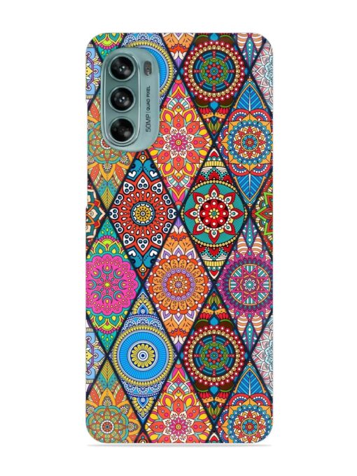 Seamless Tile Pattern Snap Case for Motorola Moto G62 (5G) Zapvi