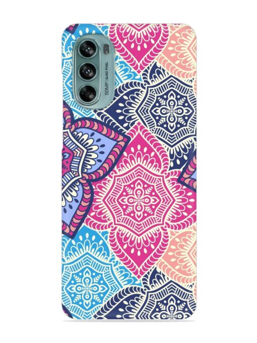 Ethnic Floral Seamless Snap Case for Motorola Moto G62 (5G)