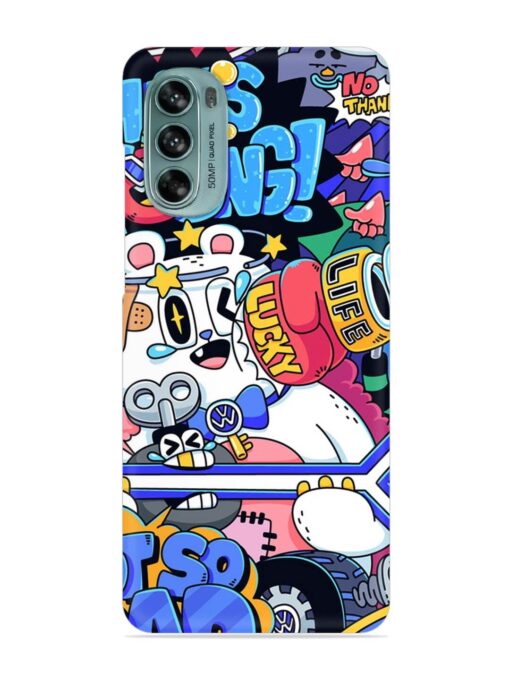 Universal Doodle Snap Case for Motorola Moto G62 (5G)