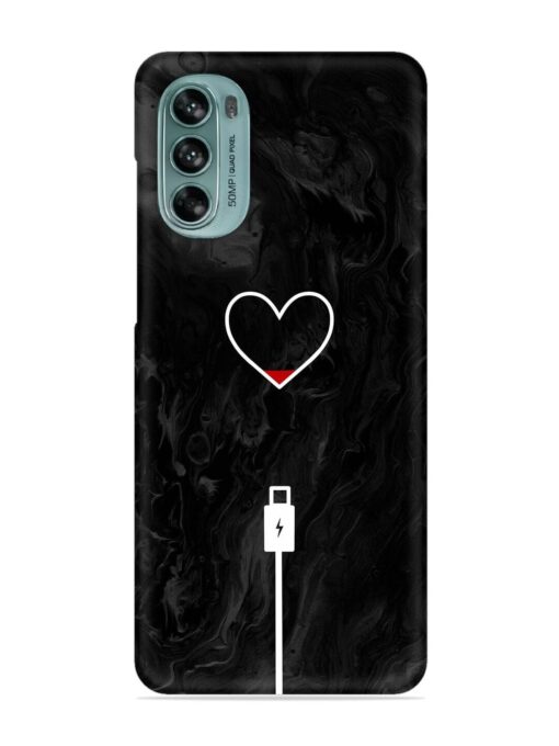 Heart Charging Vector Snap Case for Motorola Moto G62 (5G)