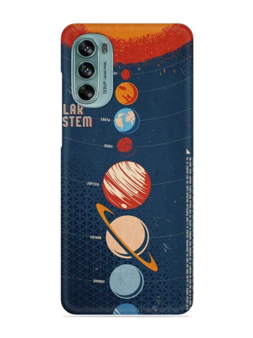 Solar System Vector Snap Case for Motorola Moto G62 (5G) Zapvi