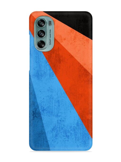 Modern Matte Abstract Snap Case for Motorola Moto G62 (5G) Zapvi