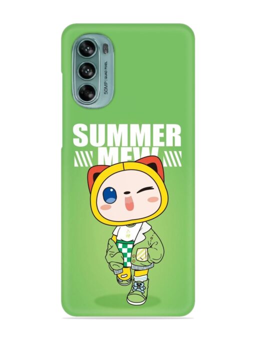 Summer Mew Snap Case for Motorola Moto G62 (5G) Zapvi