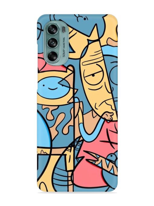 Silly Face Doodle Snap Case for Motorola Moto G62 (5G) Zapvi