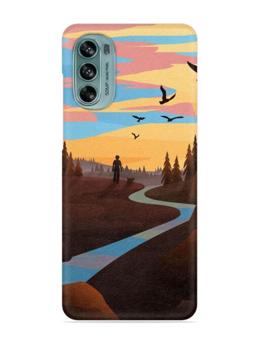 Natural Landscape Art Snap Case for Motorola Moto G62 (5G) Zapvi