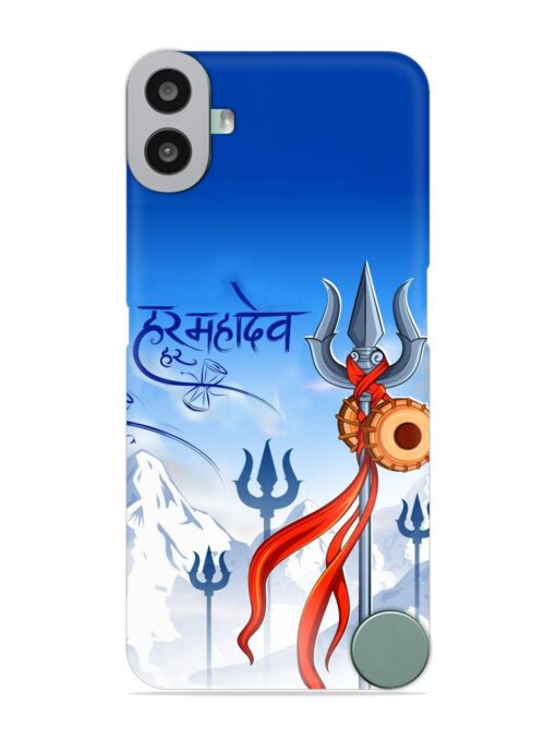 Har Har Mahadev Trishul Snap Case for Nothing CMF Phone 1