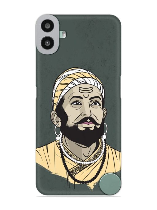 Shivaji Maharaj Vector Art Snap Case for Nothing CMF Phone 1