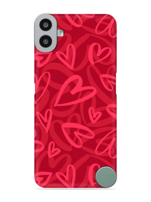 Seamless Romantic Pattern Snap Case for Nothing CMF Phone 1