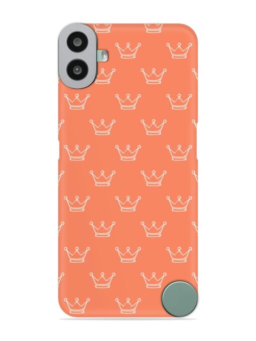 Hand Drawn Crown Snap Case for Nothing CMF Phone 1