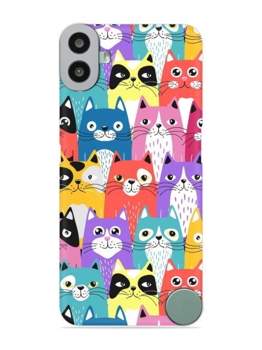 Funny Cartoon Cats Snap Case for Nothing CMF Phone 1