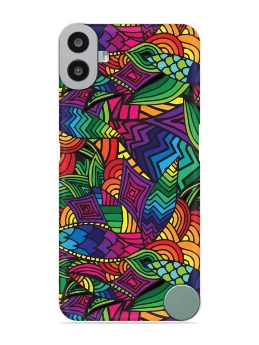 Abstract Multicolor Seamless Snap Case for Nothing CMF Phone 1 Zapvi