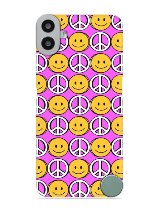 Smiley Face Peace Snap Case for Nothing CMF Phone 1