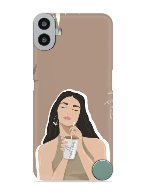 Girl With Coffee Snap Case for Nothing CMF Phone 1