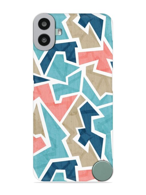 Vintage Geometric Triangle Snap Case for Nothing CMF Phone 1