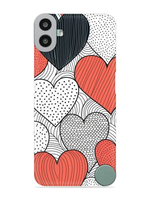 Girly Heart Seamless Snap Case for Nothing CMF Phone 1