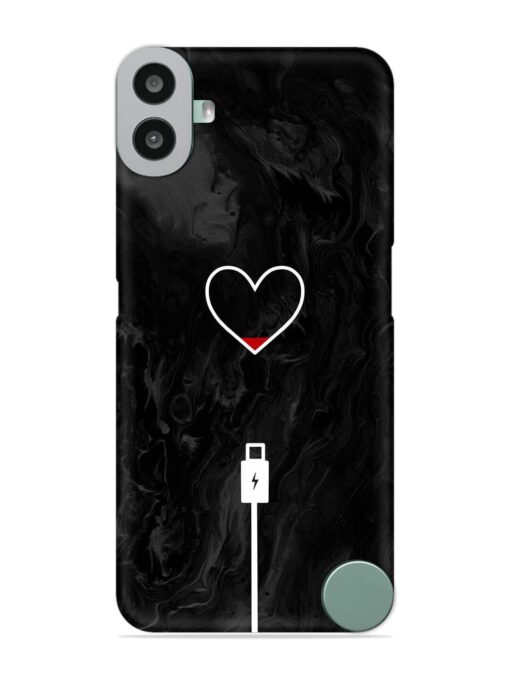 Heart Charging Vector Snap Case for Nothing CMF Phone 1