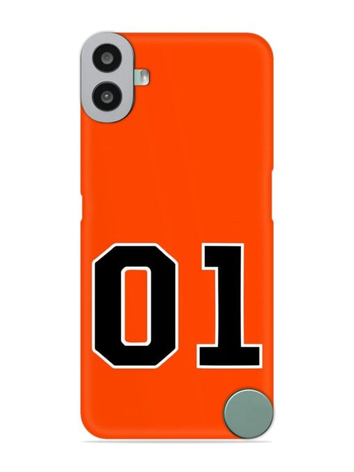 01 Number Snap Case for Nothing CMF Phone 1 Zapvi